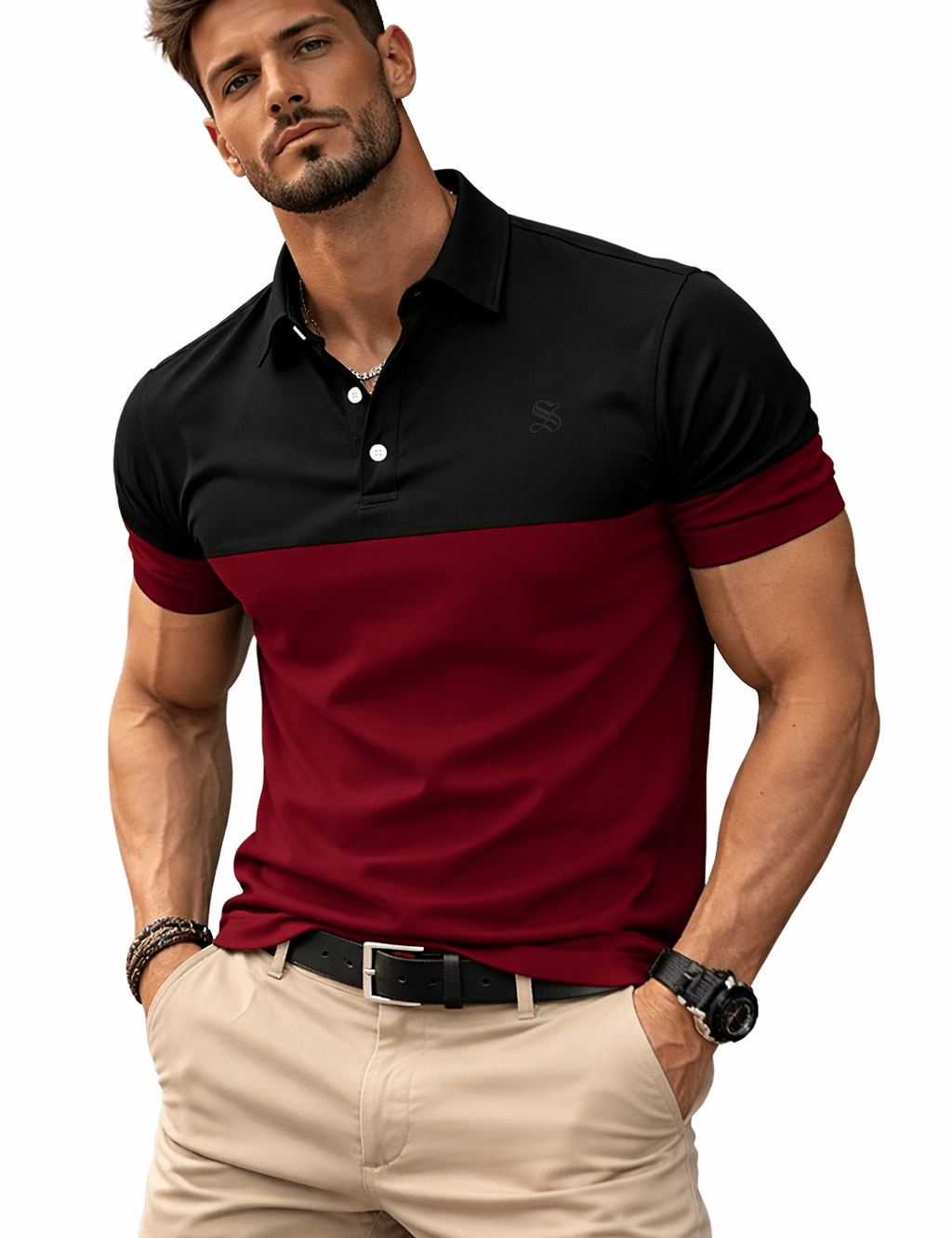 Tortuna - Polo Shirt for Men - Sarman Fashion - Wholesale Clothing Fashion Brand for Men from Canada