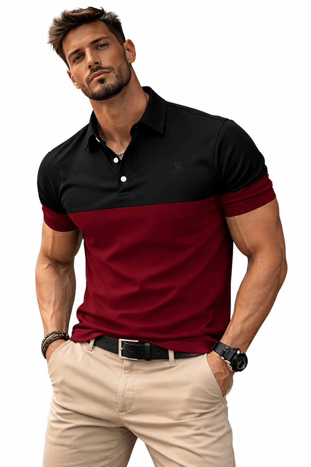 Tortuna - Polo Shirt for Men - Sarman Fashion - Wholesale Clothing Fashion Brand for Men from Canada