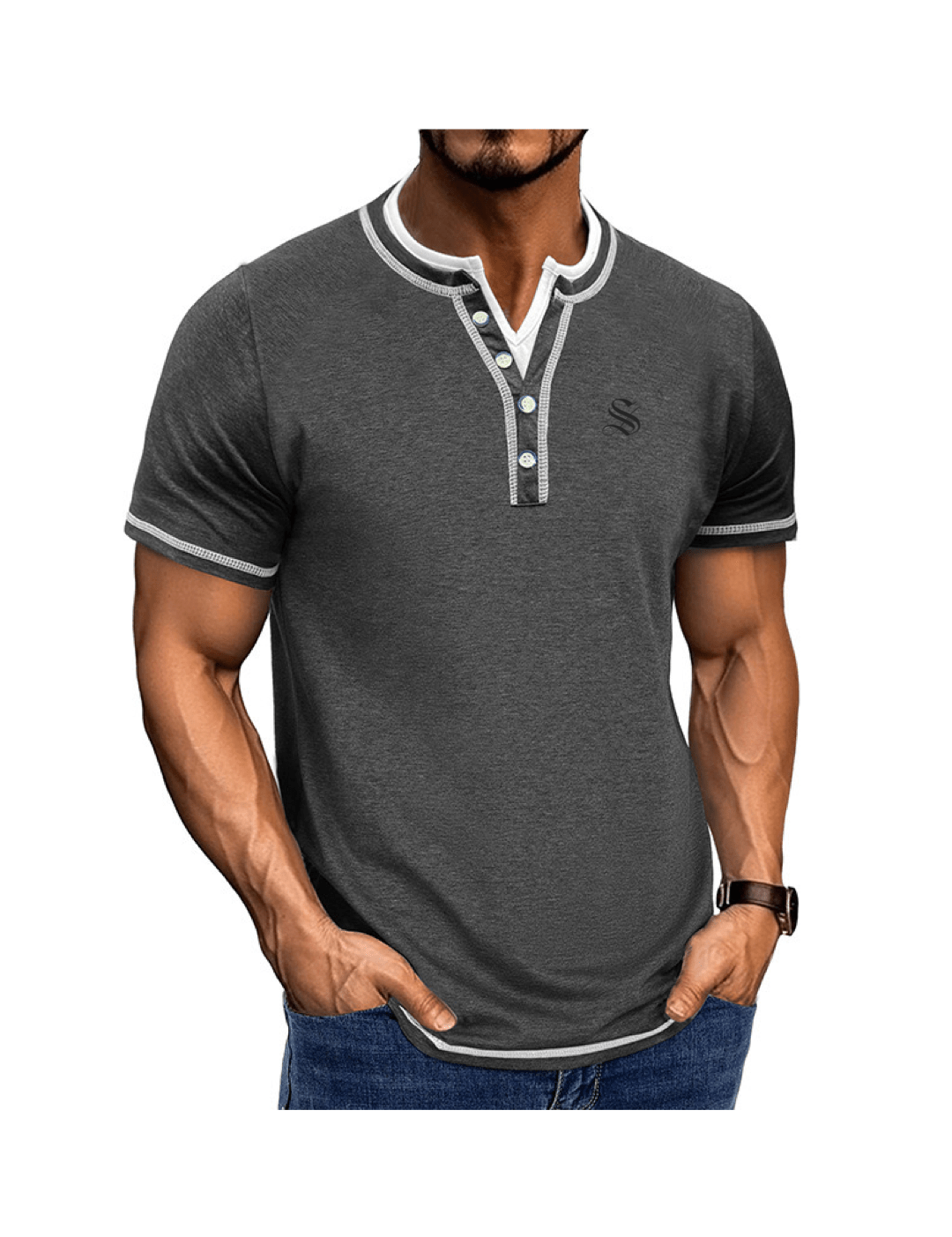 TOV 2 - T-Shirt for Men - Sarman Fashion - Wholesale Clothing Fashion Brand for Men from Canada