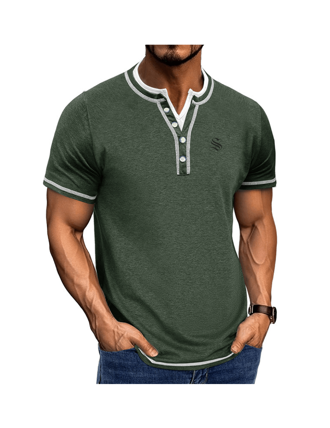 TOV 2 - T-Shirt for Men - Sarman Fashion - Wholesale Clothing Fashion Brand for Men from Canada