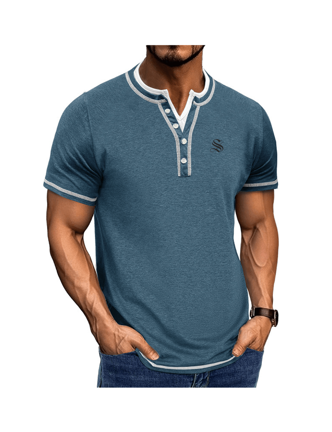 TOV 2 - T-Shirt for Men - Sarman Fashion - Wholesale Clothing Fashion Brand for Men from Canada
