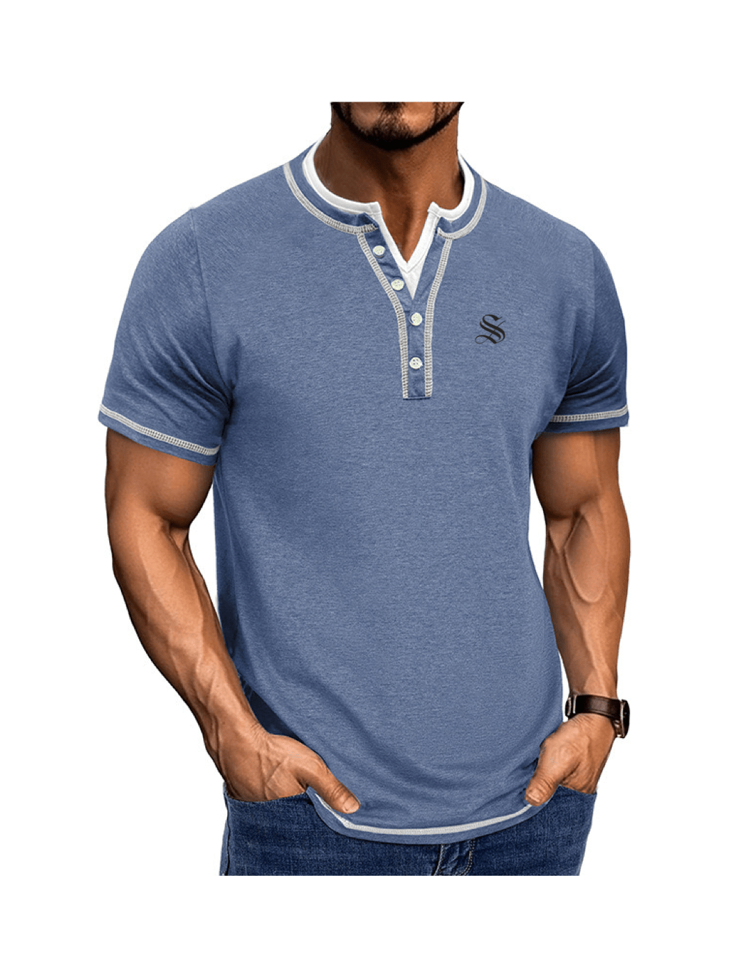 TOV 2 - T-Shirt for Men - Sarman Fashion - Wholesale Clothing Fashion Brand for Men from Canada