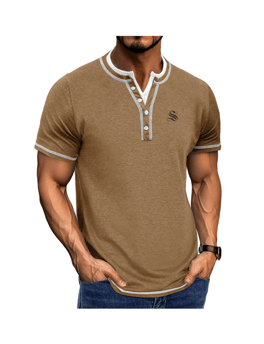 TOV 2 - T-Shirt for Men - Sarman Fashion - Wholesale Clothing Fashion Brand for Men from Canada