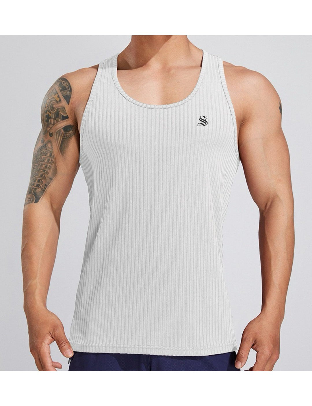 Sariel - Yellow Tank Top for Men