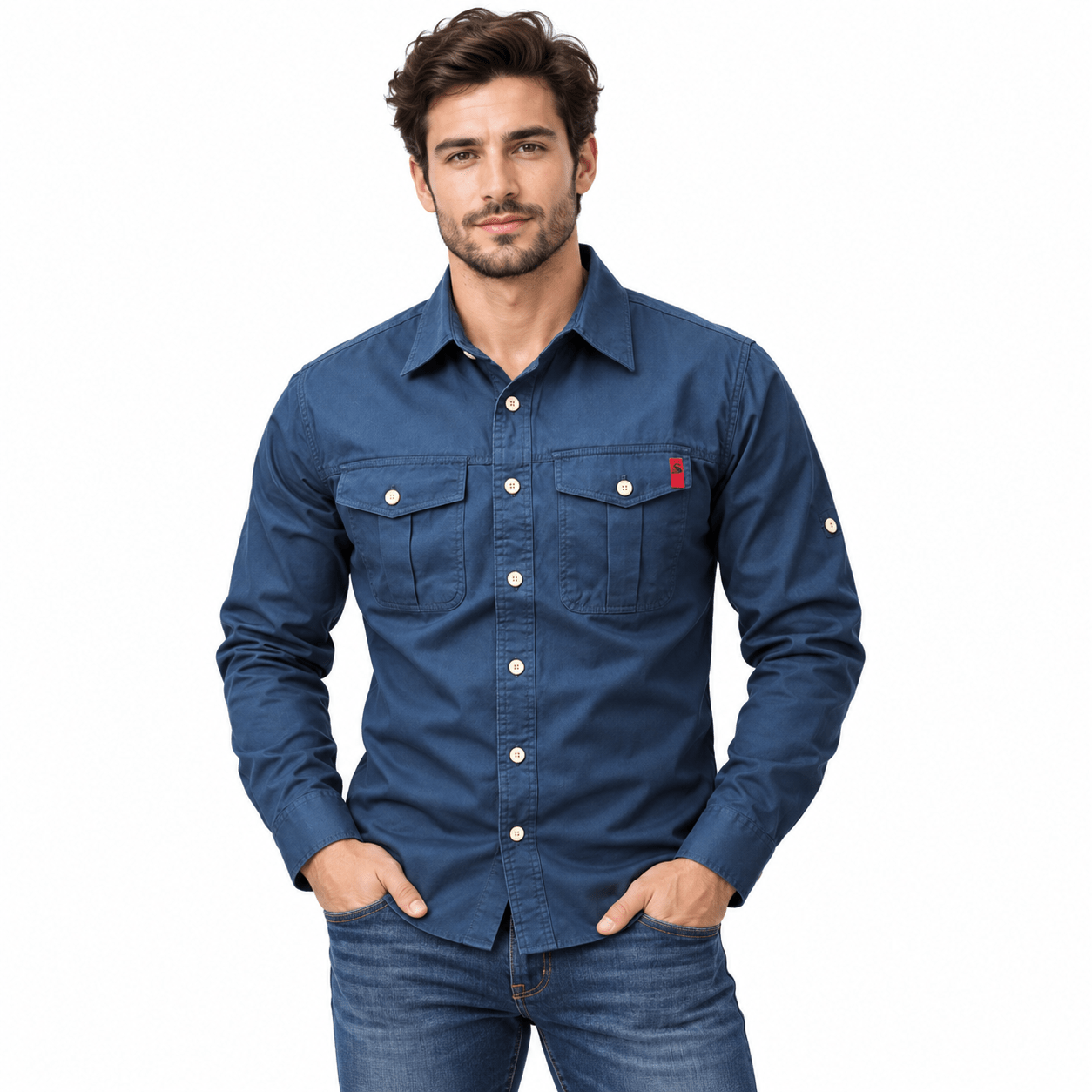 Tuajol 5 - Long Sleeves Shirt for Men - Sarman Fashion - Wholesale Clothing Fashion Brand for Men from Canada