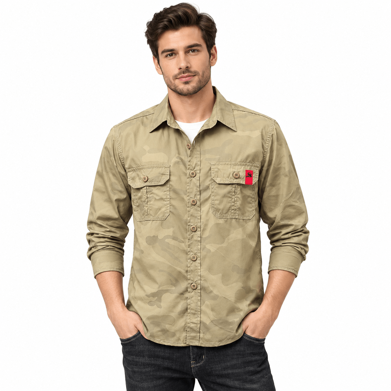 Tuajol 6 - Long Sleeves Shirt for Men - Sarman Fashion - Wholesale Clothing Fashion Brand for Men from Canada