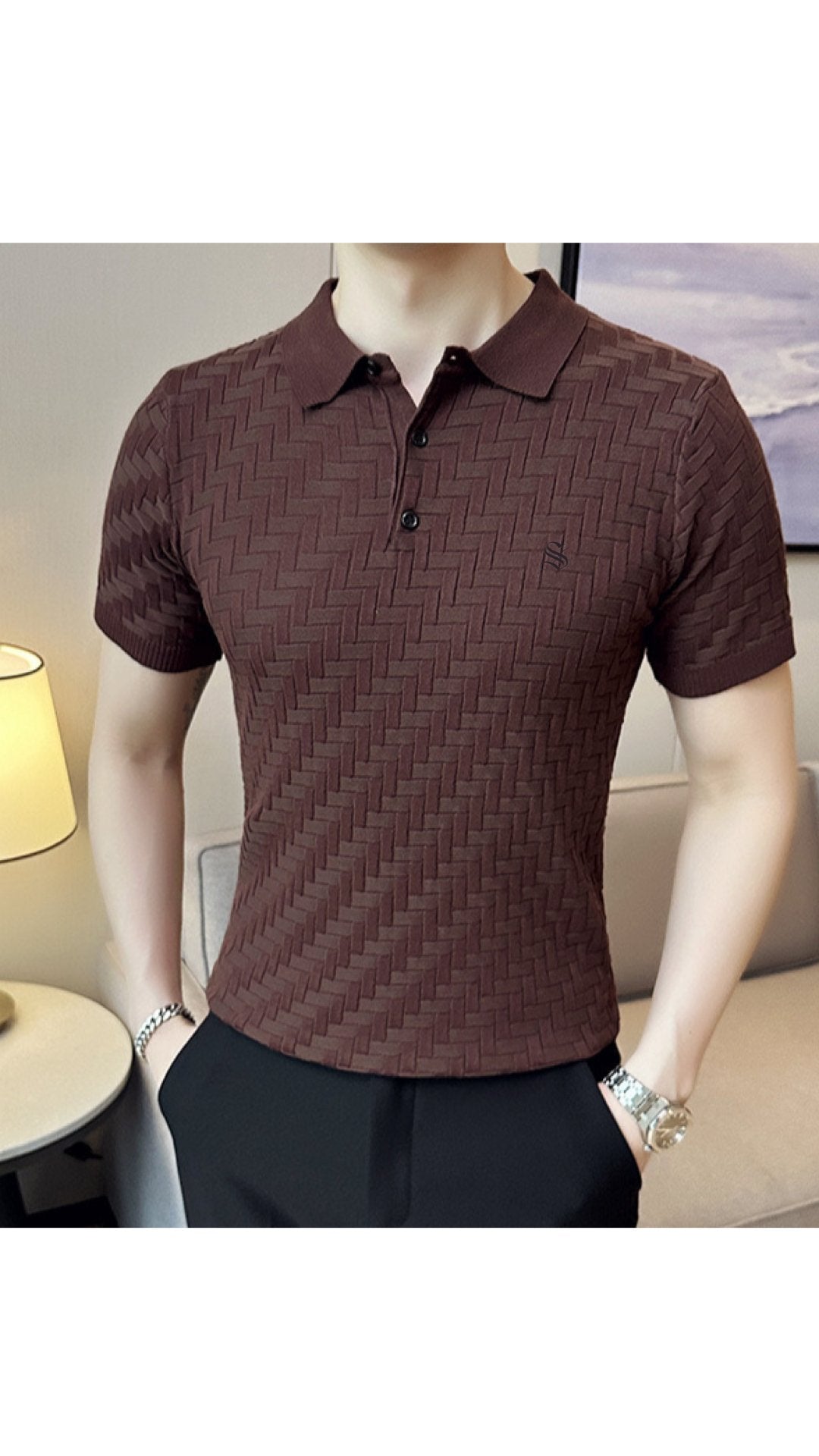 Tunizuna - Polo Shirt for Men - Sarman Fashion - Wholesale Clothing Fashion Brand for Men from Canada
