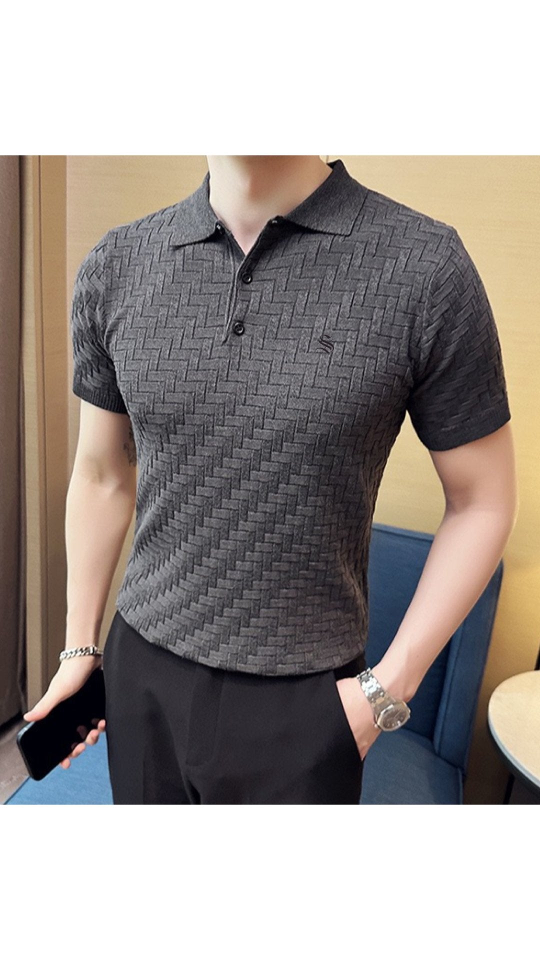 Tunizuna - Polo Shirt for Men - Sarman Fashion - Wholesale Clothing Fashion Brand for Men from Canada