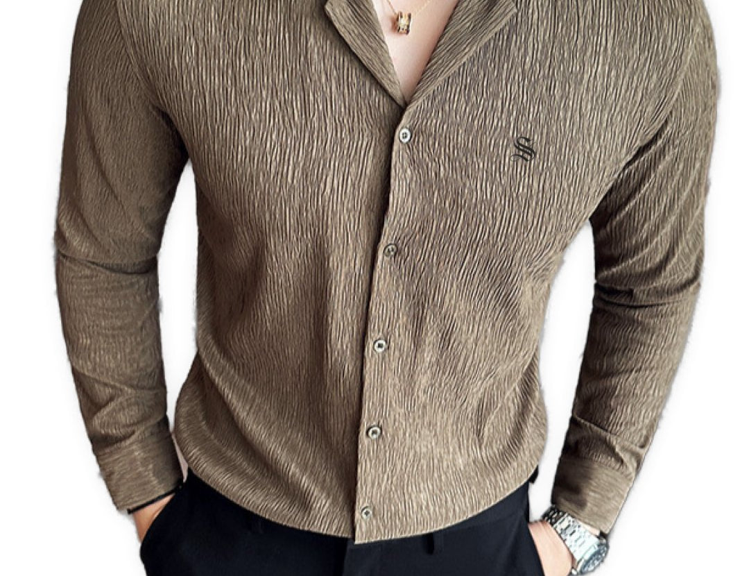 Tuxini - Long Sleeves Shirt for Men - Sarman Fashion - Wholesale Clothing Fashion Brand for Men from Canada
