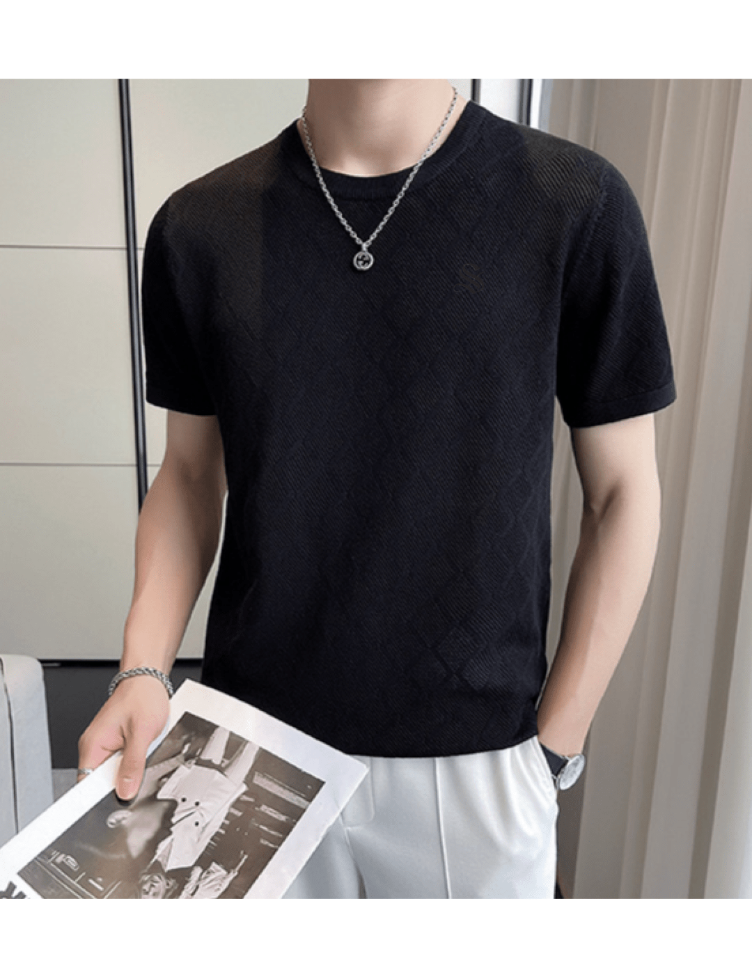UJA - T-Shirt for Men - Sarman Fashion - Wholesale Clothing Fashion Brand for Men from Canada