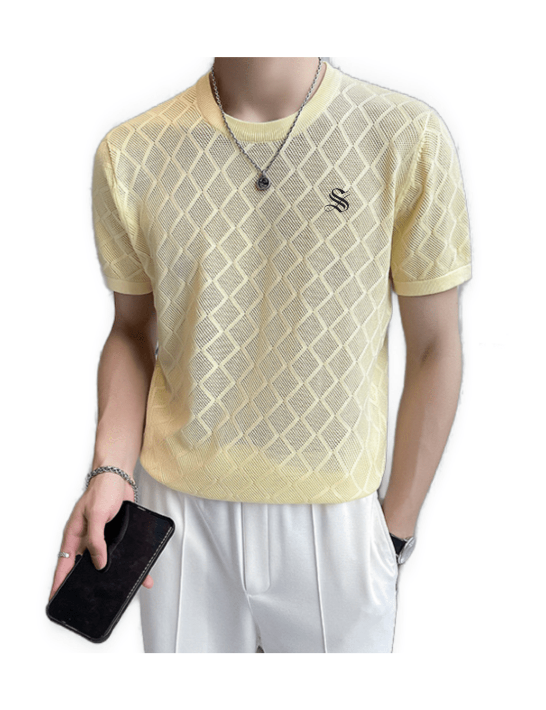 UJA - T-Shirt for Men - Sarman Fashion - Wholesale Clothing Fashion Brand for Men from Canada