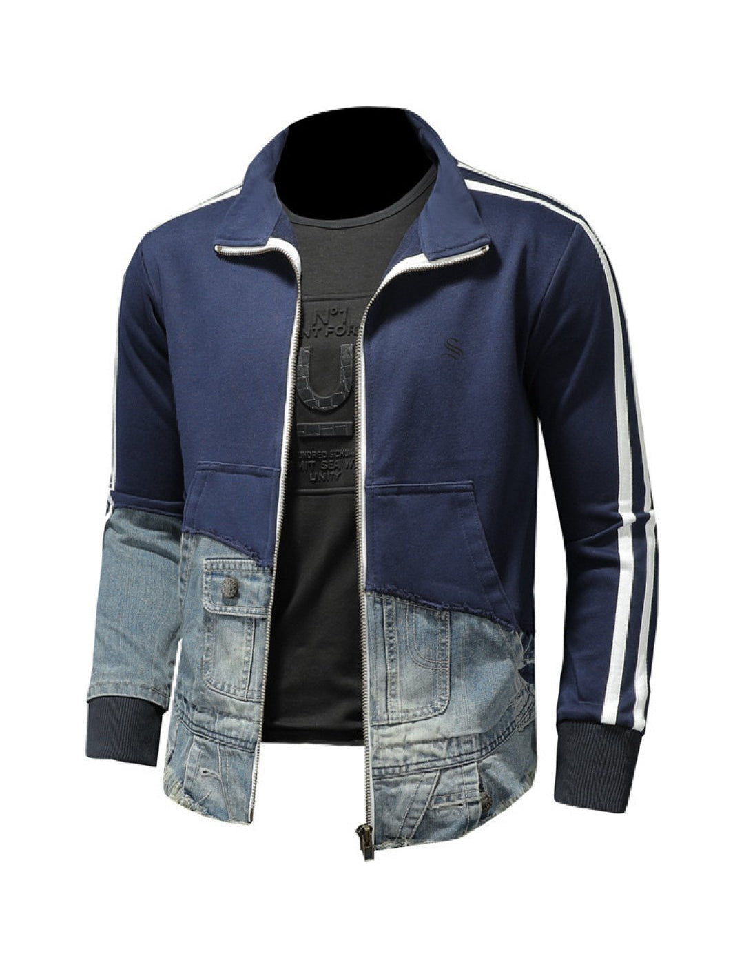UJTR 2 - Long Sleeve Jeans Jacket for Men - Sarman Fashion - Wholesale Clothing Fashion Brand for Men from Canada