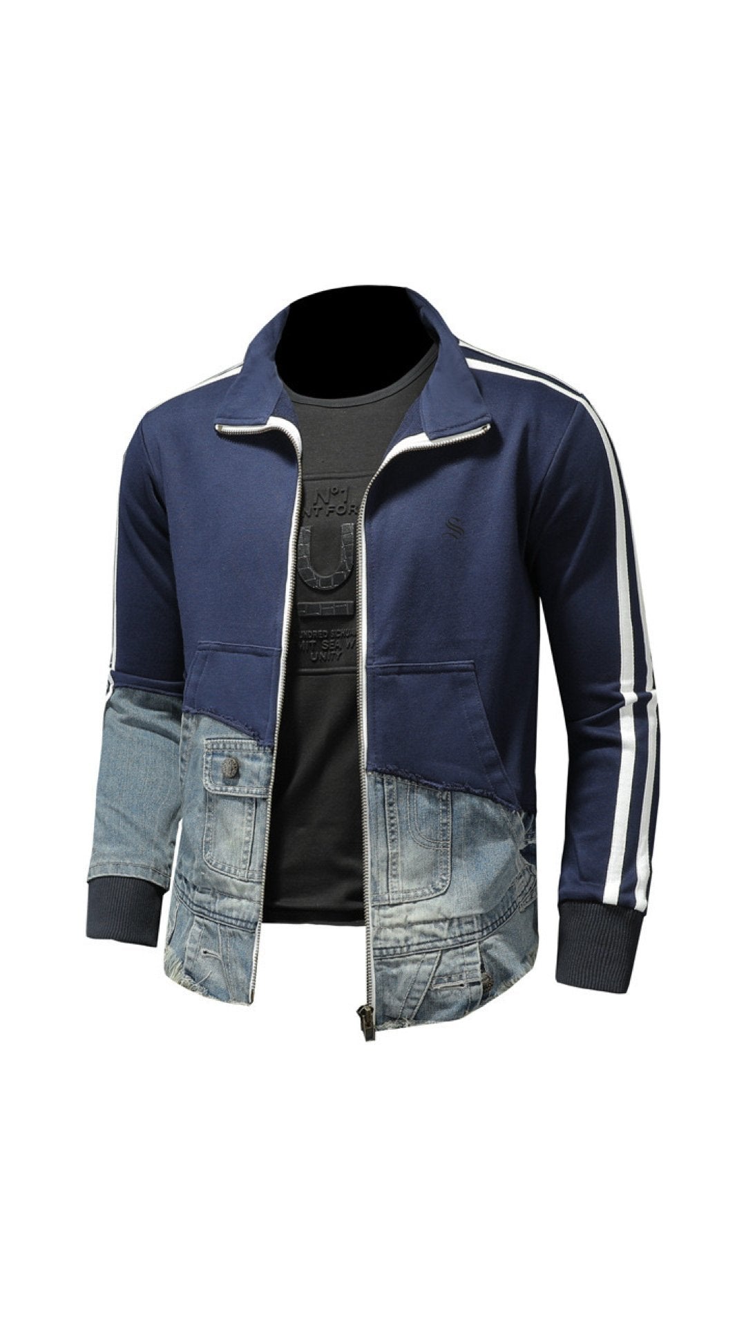 UJTR 2 - Long Sleeve Jeans Jacket for Men - Sarman Fashion - Wholesale Clothing Fashion Brand for Men from Canada