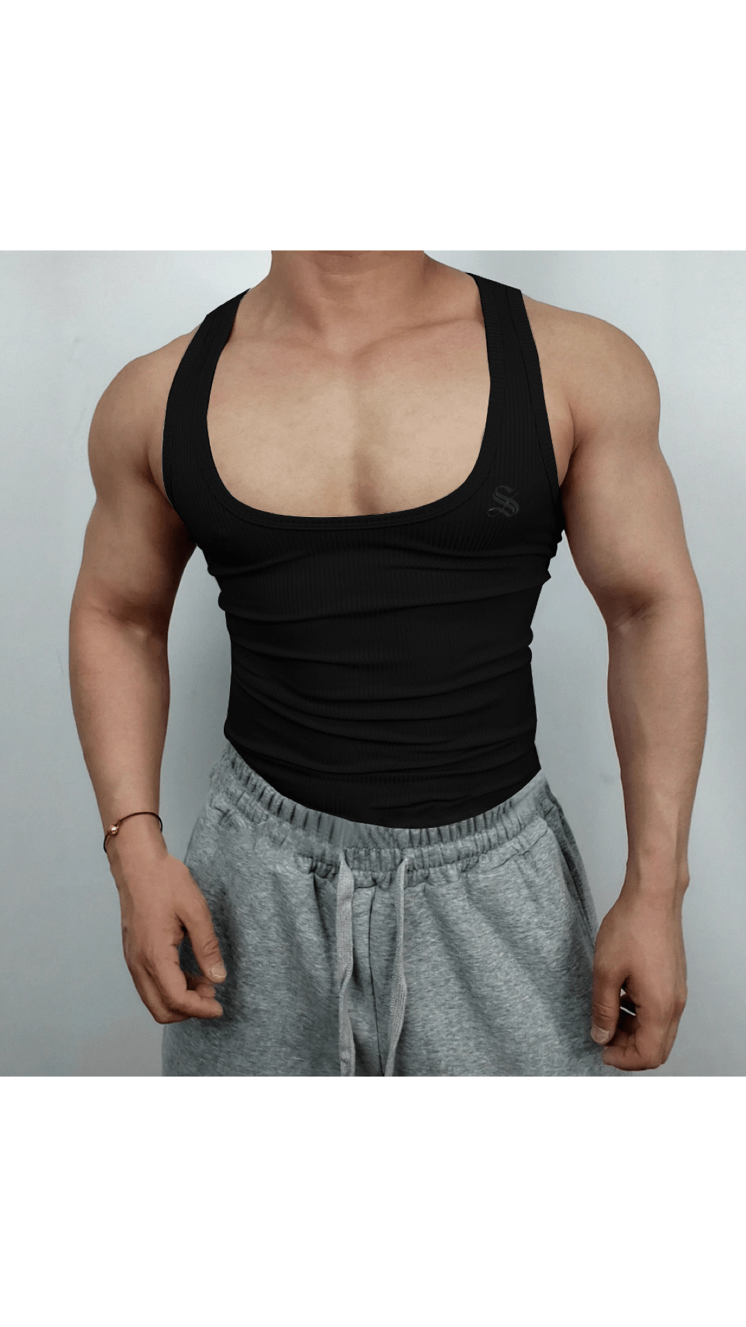 Una 3 - Tank Top for Men - Sarman Fashion - Wholesale Clothing Fashion Brand for Men from Canada