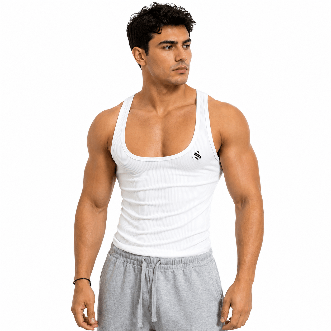 Una 3 - Tank Top for Men - Sarman Fashion - Wholesale Clothing Fashion Brand for Men from Canada