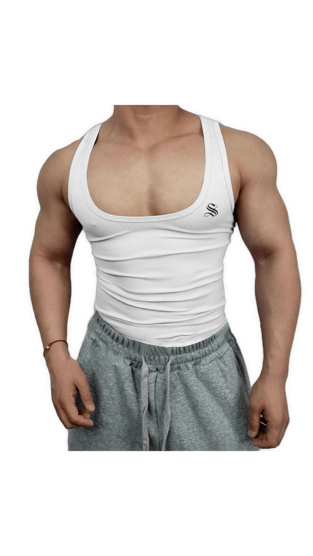 Una 3 - Tank Top for Men - Sarman Fashion - Wholesale Clothing Fashion Brand for Men from Canada