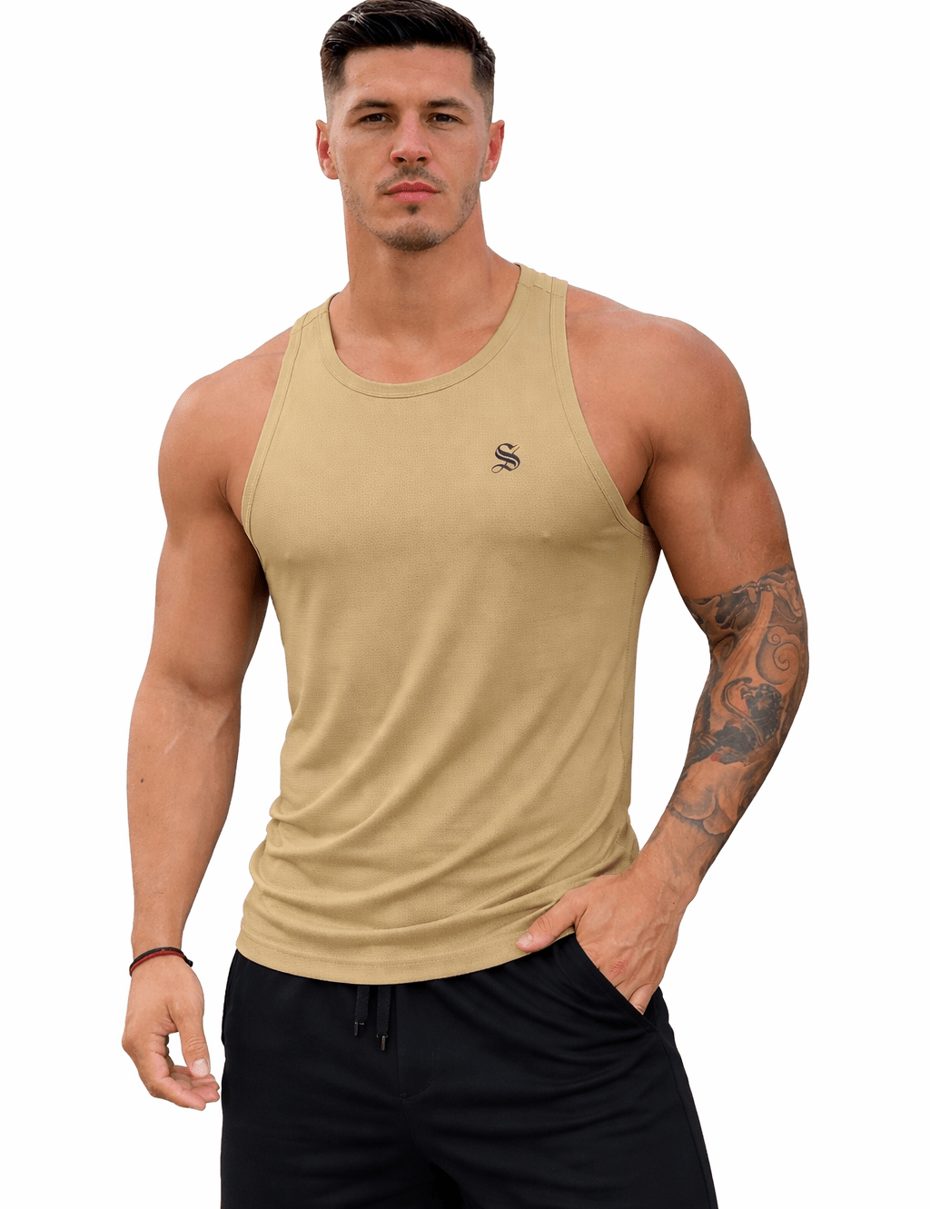 Una 34 - Tank Top for Men - Sarman Fashion - Wholesale Clothing Fashion Brand for Men from Canada