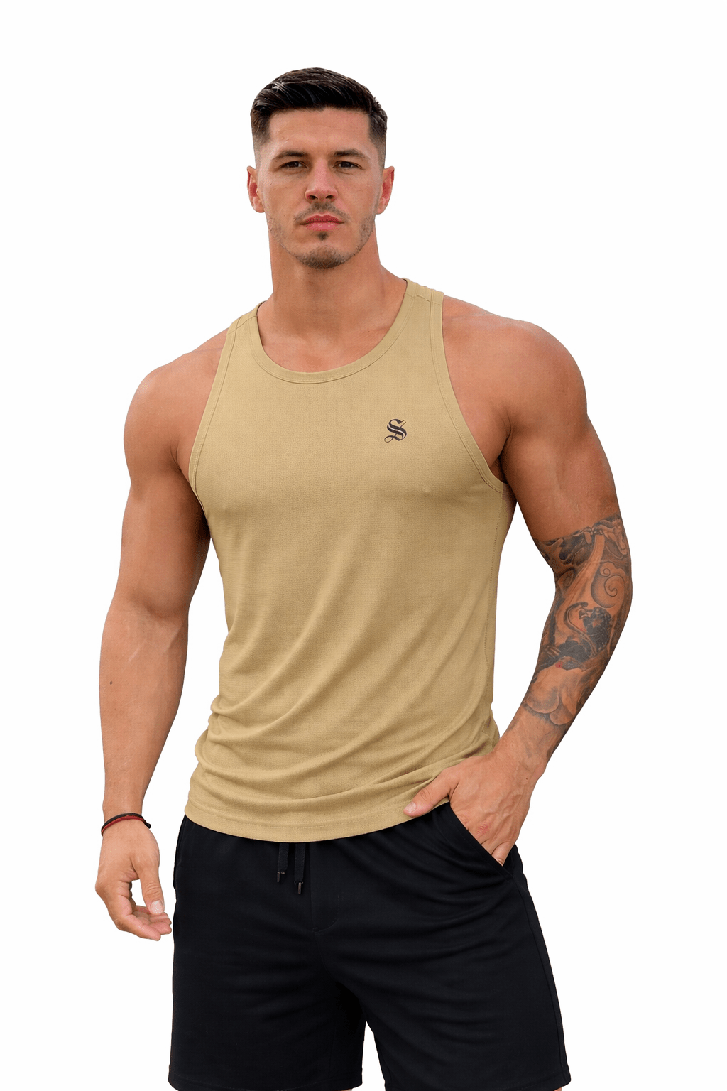 Una 34 - Tank Top for Men - Sarman Fashion - Wholesale Clothing Fashion Brand for Men from Canada