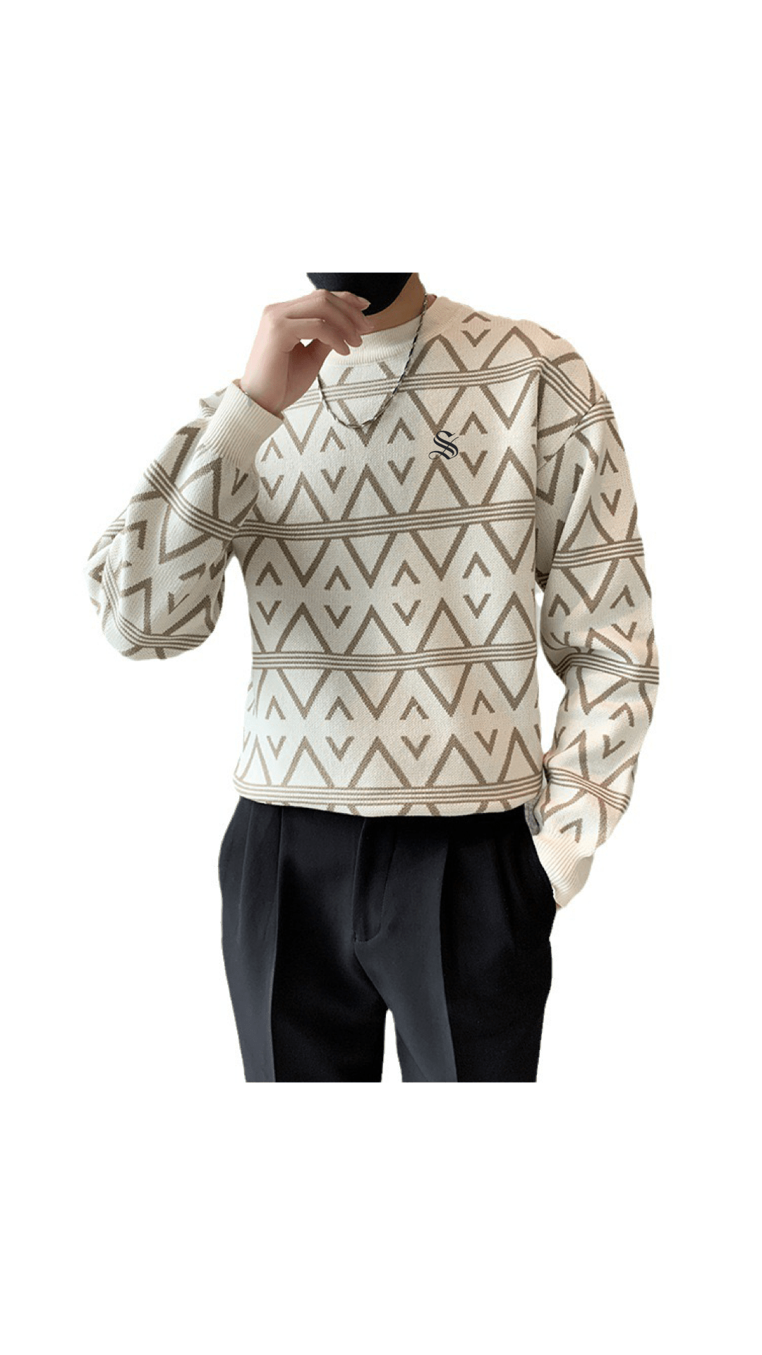 Una 4 - Sweater for Men - Sarman Fashion - Wholesale Clothing Fashion Brand for Men from Canada