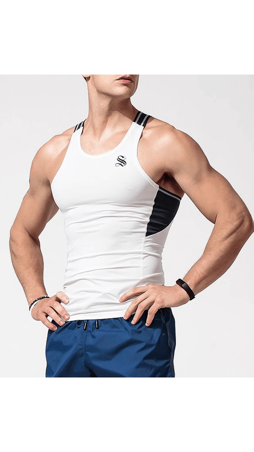 Una - Tank Top for Men - Sarman Fashion - Wholesale Clothing Fashion Brand for Men from Canada