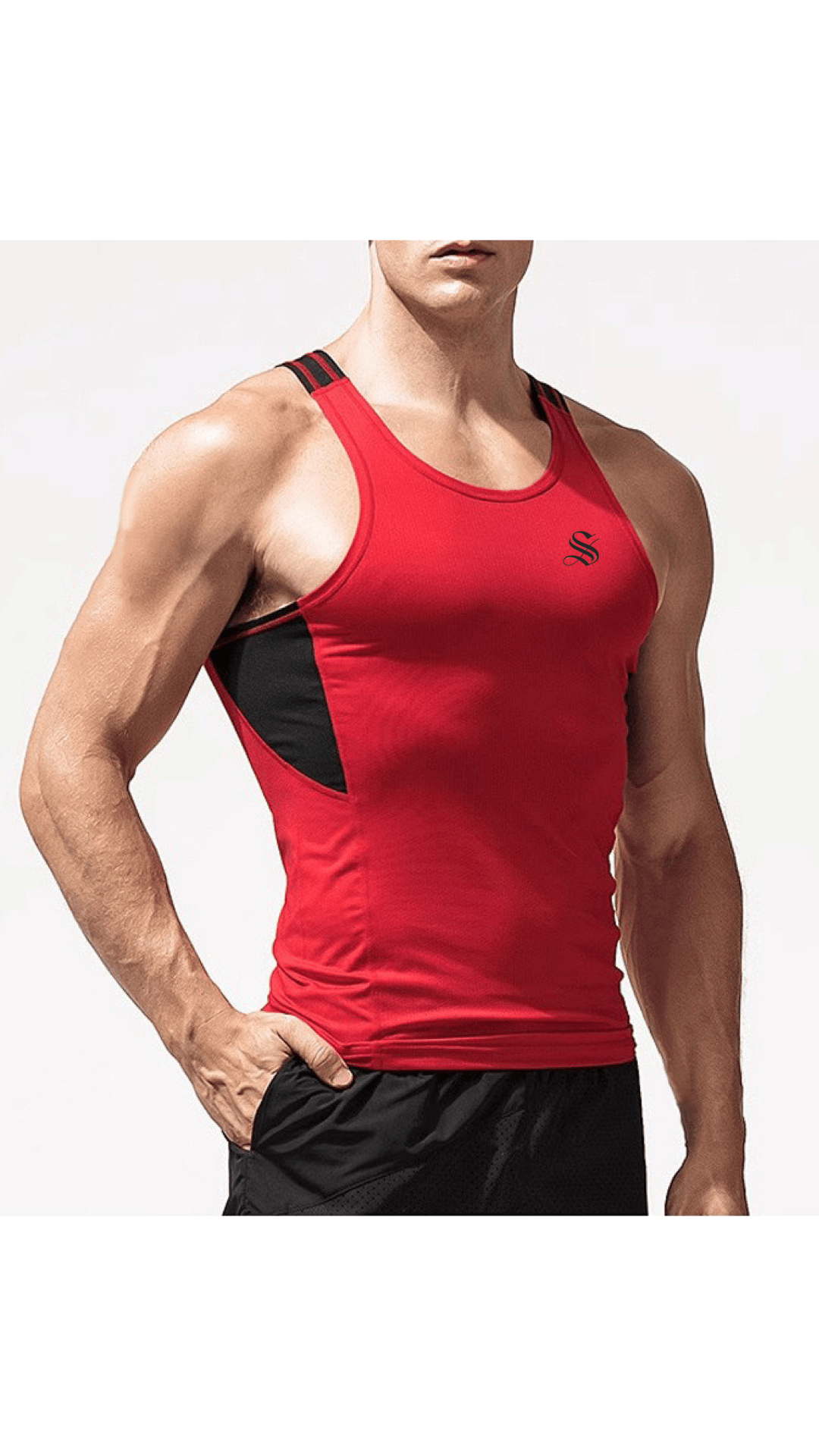 Una - Tank Top for Men - Sarman Fashion - Wholesale Clothing Fashion Brand for Men from Canada