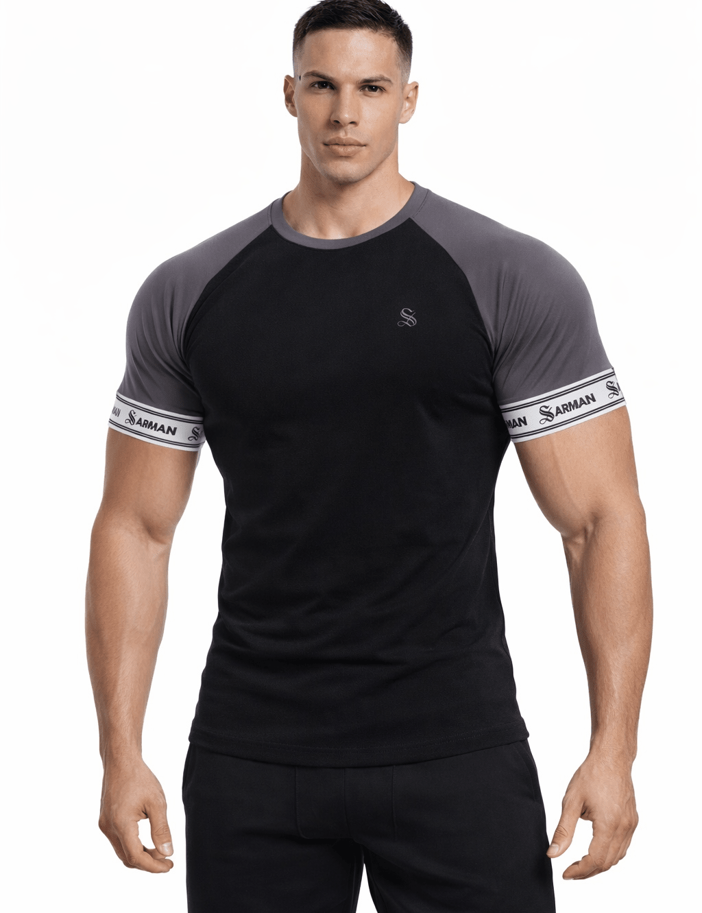 Upgrade Arc 3 - 2 - T-Shirt with Straps for Men - Sarman Fashion - Wholesale Clothing Fashion Brand for Men from Canada
