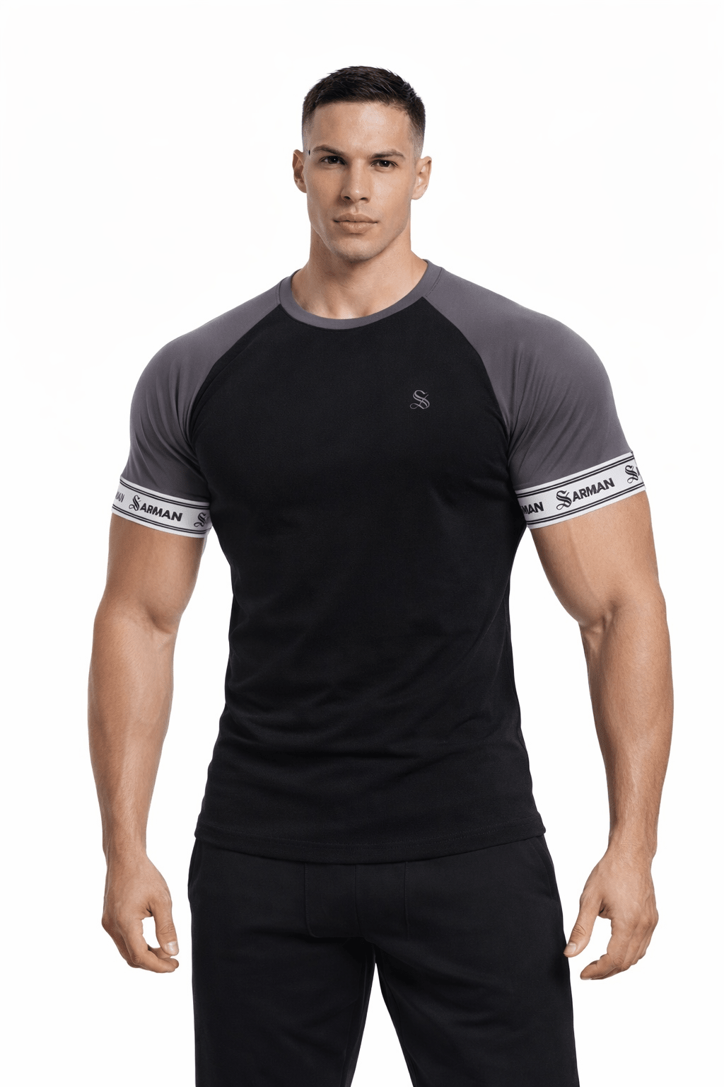Upgrade Arc 3 - 2 - T-Shirt with Straps for Men - Sarman Fashion - Wholesale Clothing Fashion Brand for Men from Canada