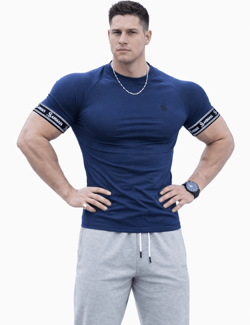 Upgrade Crupil 3 - T-Shirt with Straps for Men - Sarman Fashion - Wholesale Clothing Fashion Brand for Men from Canada