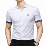 Upgrade Edurto 2 - Short Sleeves Shirt with Straps for Men - Sarman Fashion - Wholesale Clothing Fashion Brand for Men from Canada