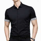 Upgrade Edurto - Short Sleeves Shirt with Straps for Men - Sarman Fashion - Wholesale Clothing Fashion Brand for Men from Canada