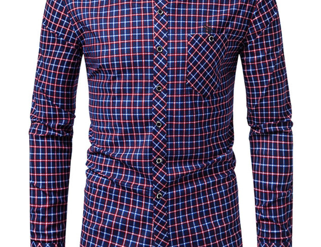 Upino - Long Sleeves Shirt for Men - Sarman Fashion - Wholesale Clothing Fashion Brand for Men from Canada