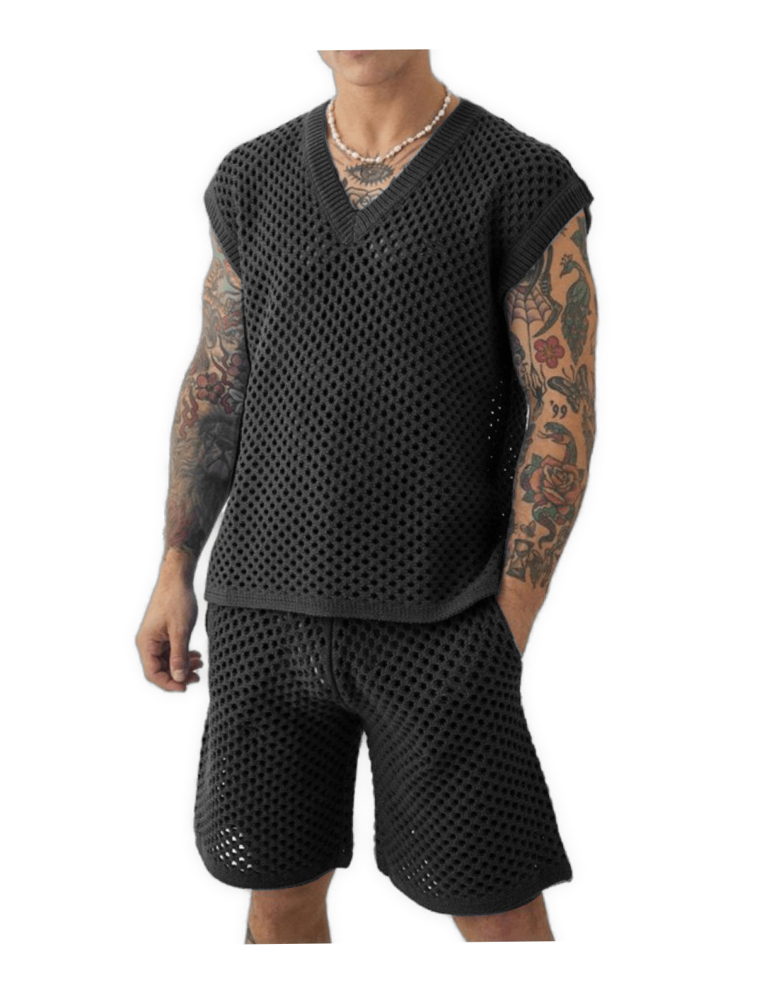 USH 5 - Top & Shorts for Men - Sarman Fashion - Wholesale Clothing Fashion Brand for Men from Canada