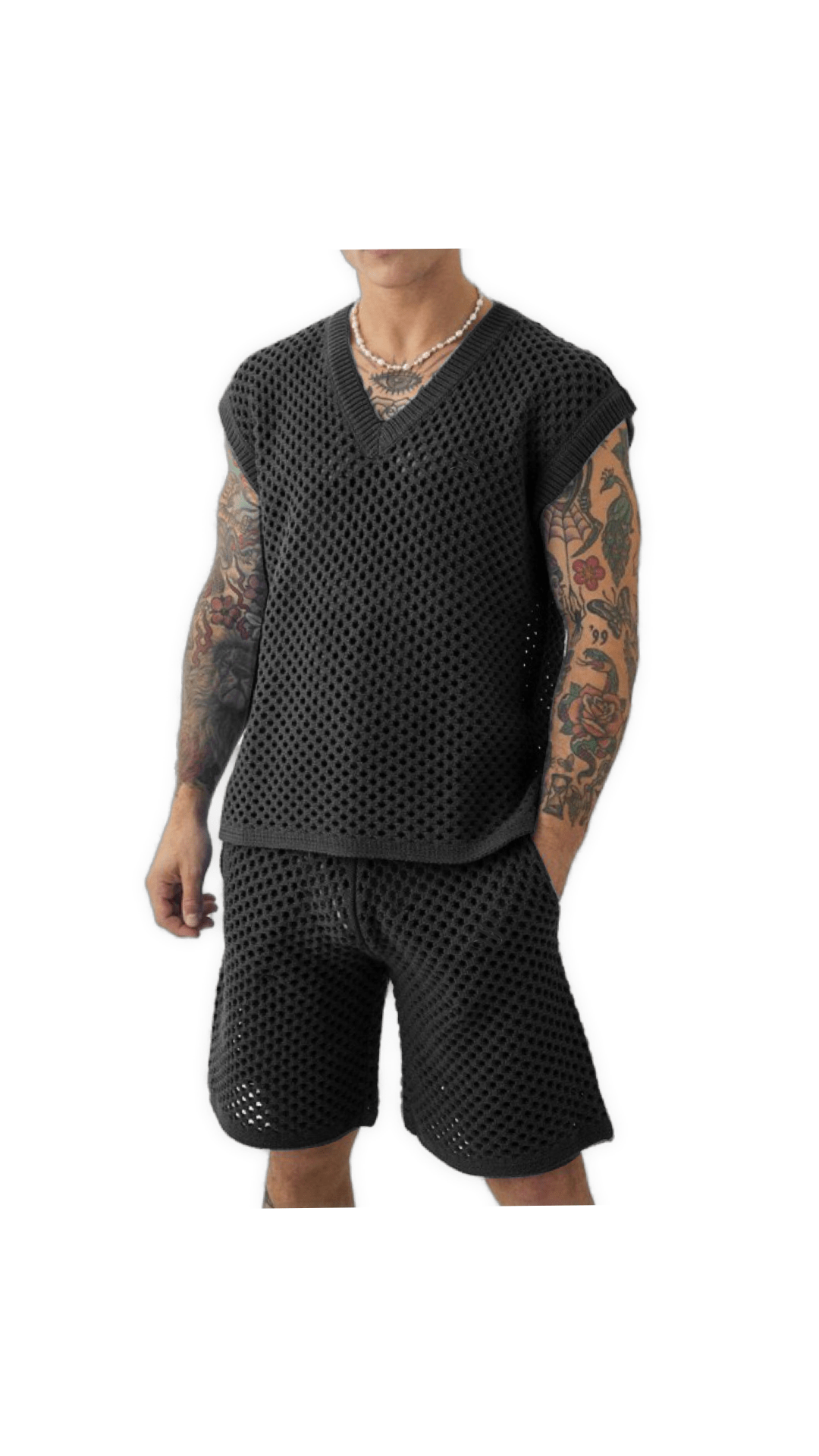 USH 5 - Top & Shorts for Men - Sarman Fashion - Wholesale Clothing Fashion Brand for Men from Canada