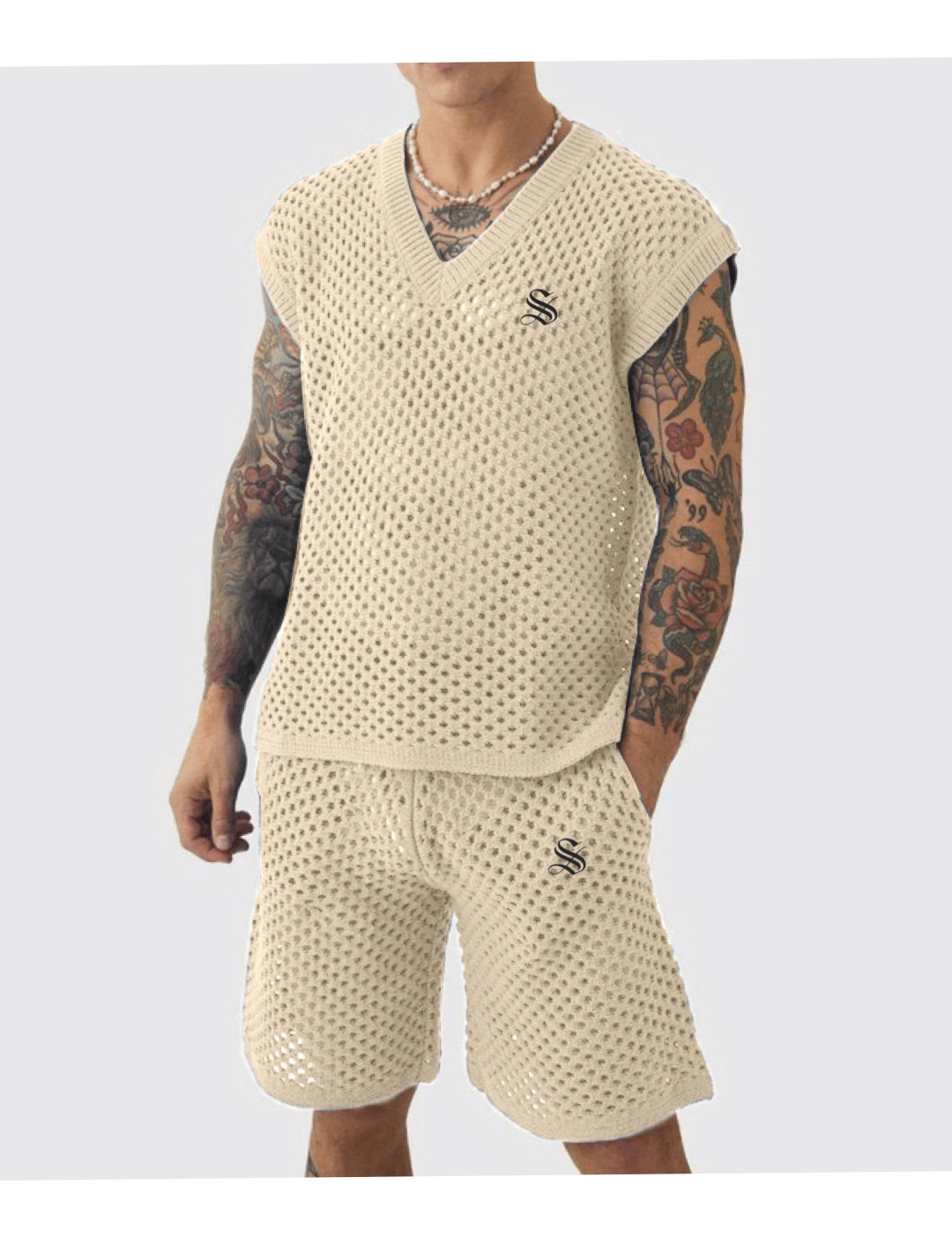USH 5 - Top & Shorts for Men - Sarman Fashion - Wholesale Clothing Fashion Brand for Men from Canada