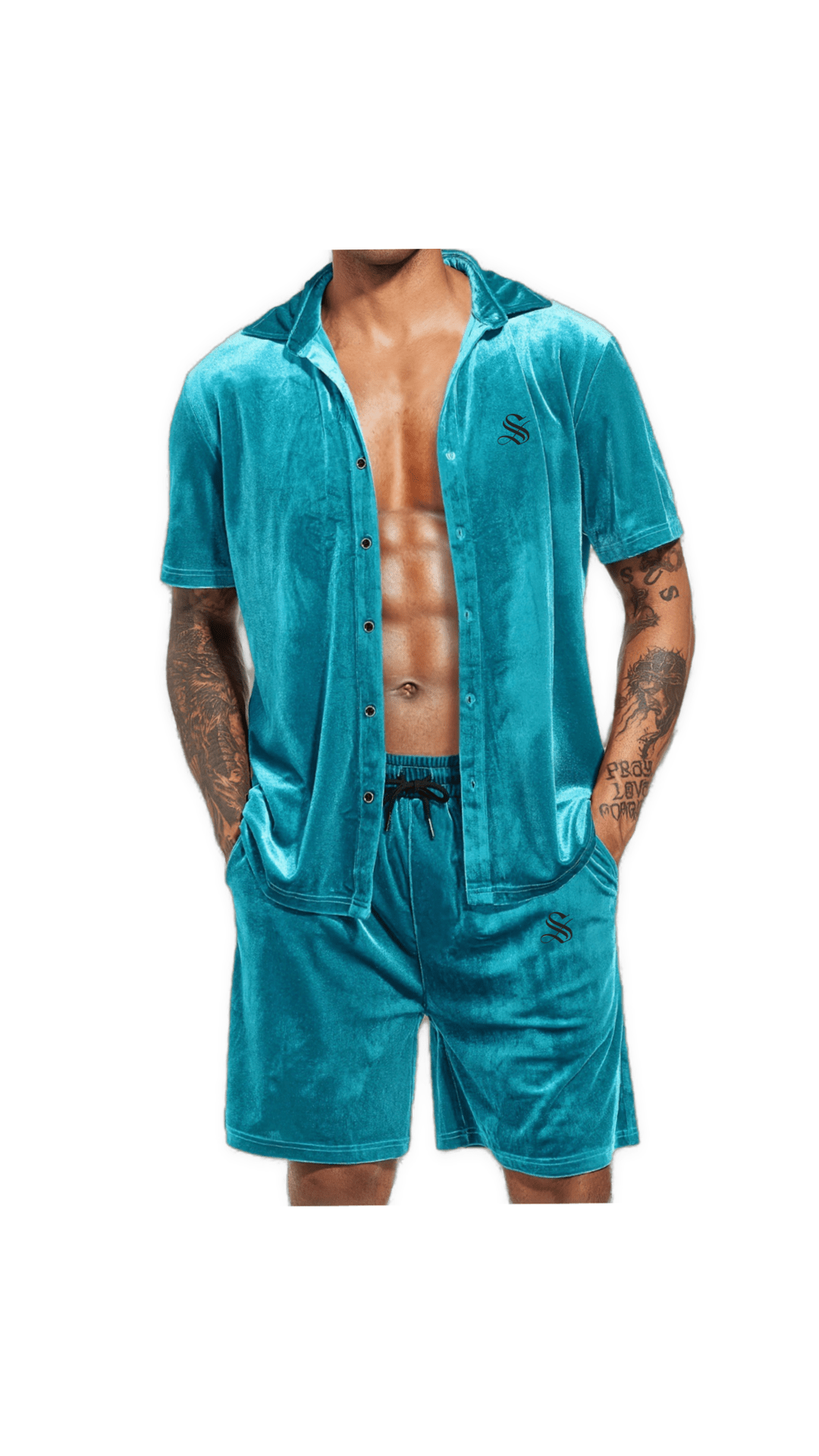 USH 6 - Top & Shorts for Men - Sarman Fashion - Wholesale Clothing Fashion Brand for Men from Canada