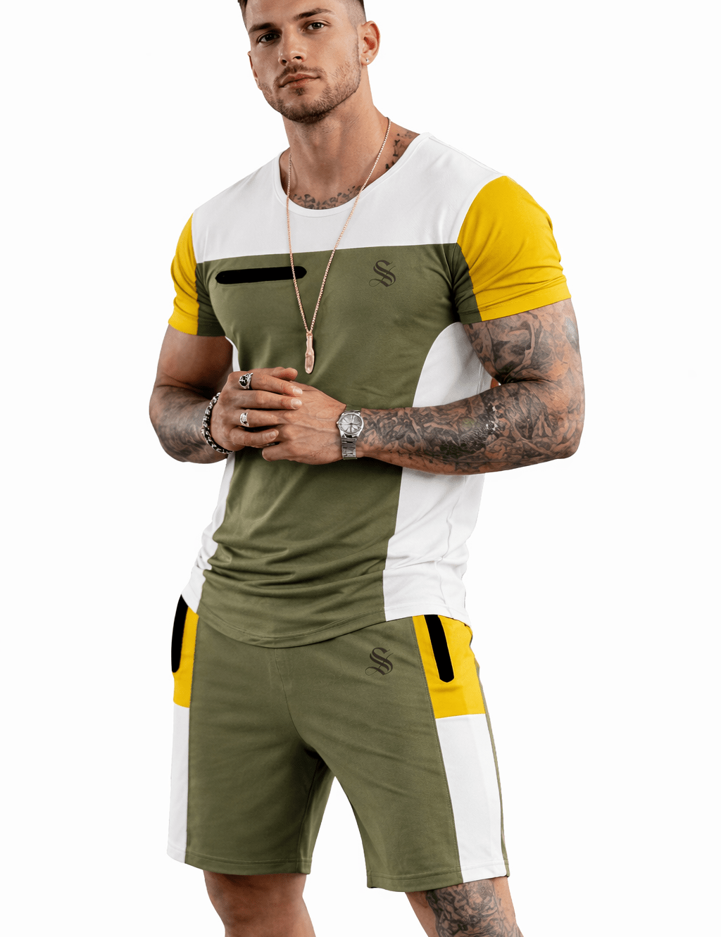 USH - Top & Shorts for Men - Sarman Fashion - Wholesale Clothing Fashion Brand for Men from Canada