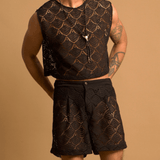 UYH 2 - Top & Shorts for Men - Sarman Fashion - Wholesale Clothing Fashion Brand for Men from Canada