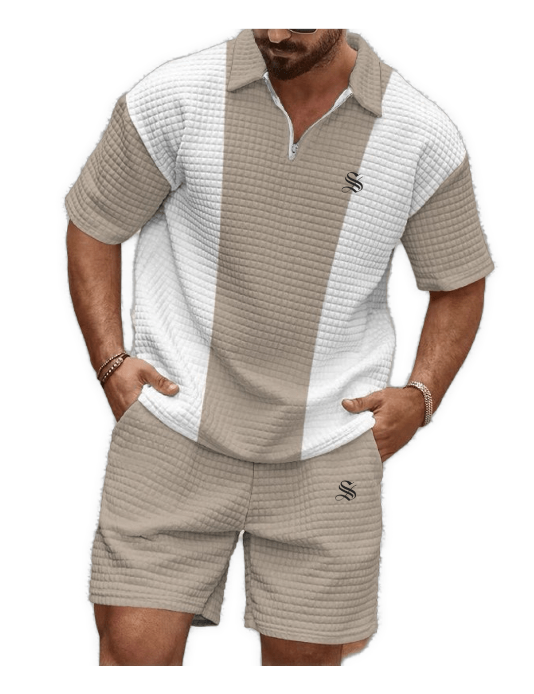 UYH 3 - Top & Shorts for Men - Sarman Fashion - Wholesale Clothing Fashion Brand for Men from Canada