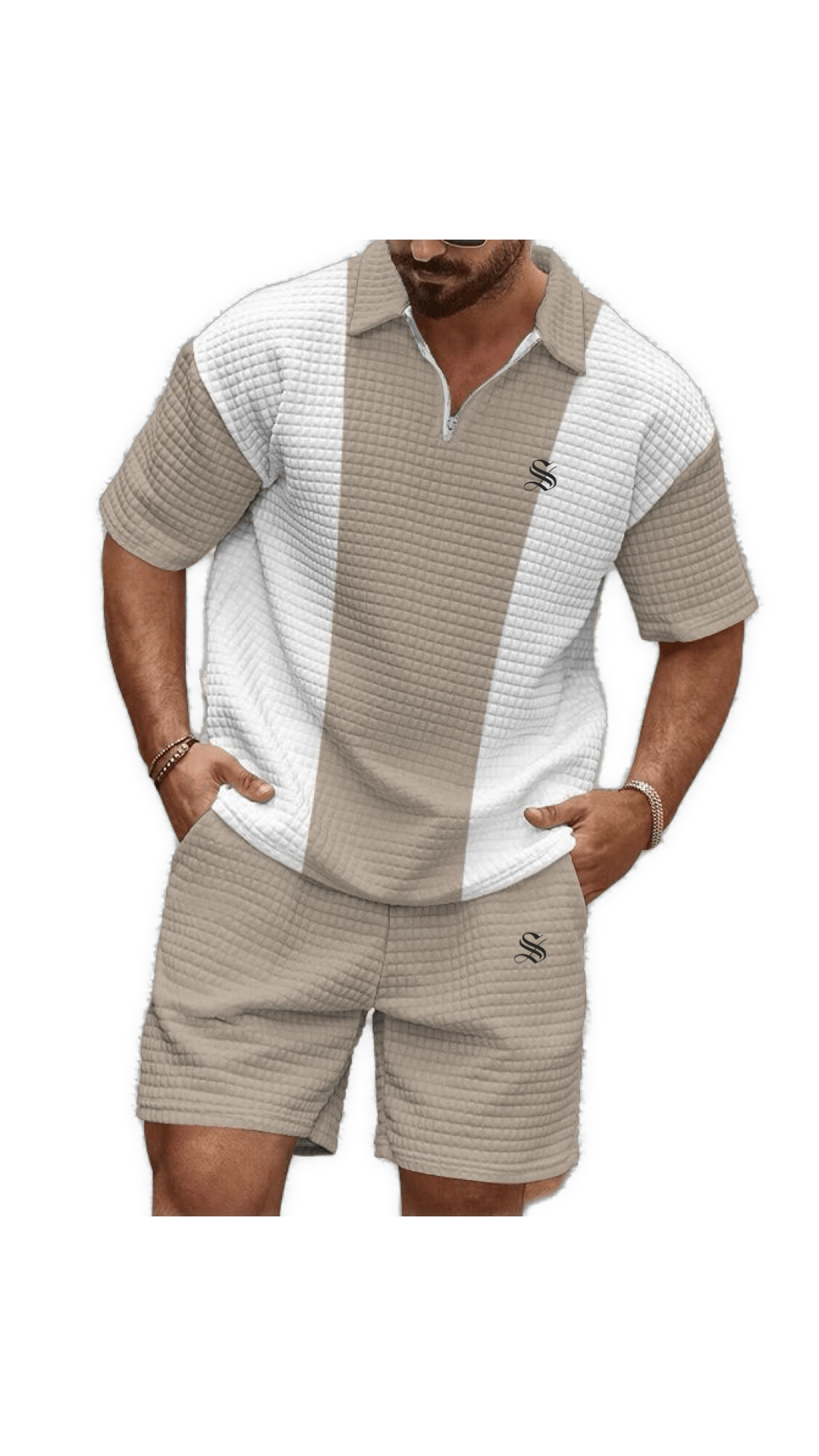 UYH 3 - Top & Shorts for Men - Sarman Fashion - Wholesale Clothing Fashion Brand for Men from Canada