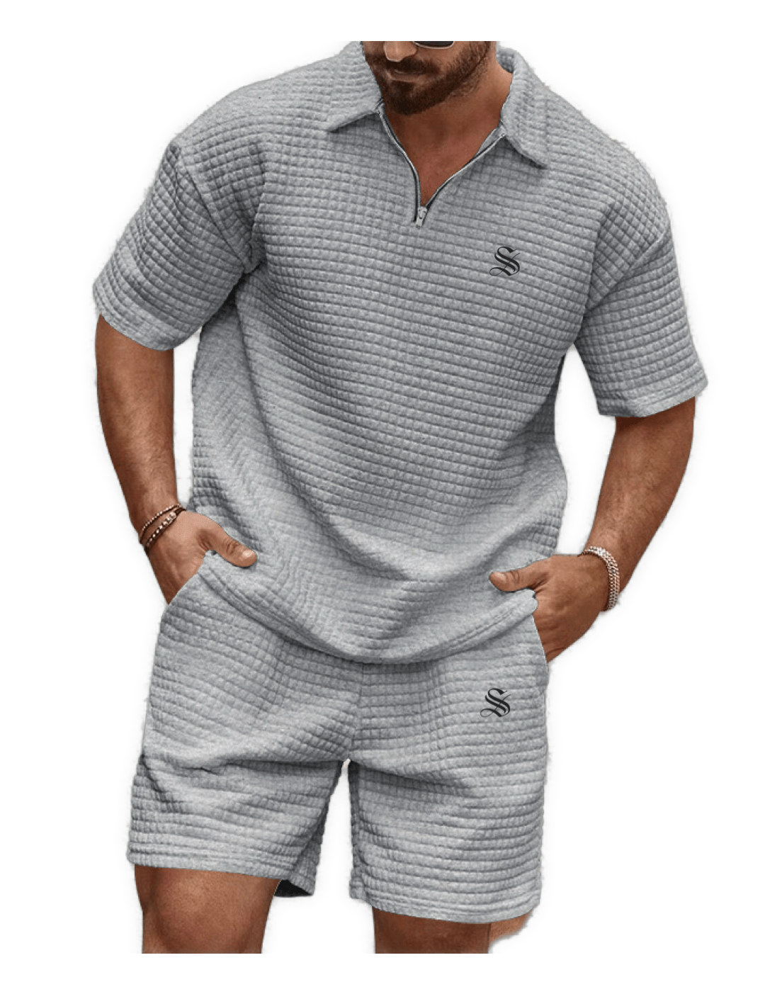 UYH 4 - Top & Shorts for Men - Sarman Fashion - Wholesale Clothing Fashion Brand for Men from Canada