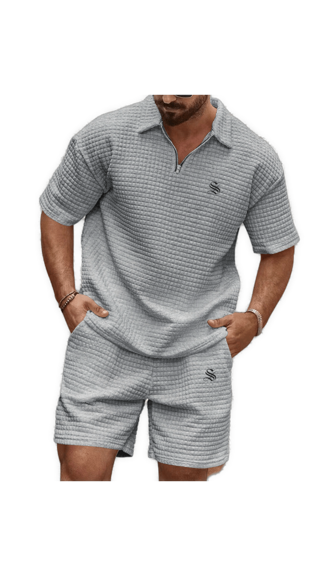 UYH 4 - Top & Shorts for Men - Sarman Fashion - Wholesale Clothing Fashion Brand for Men from Canada