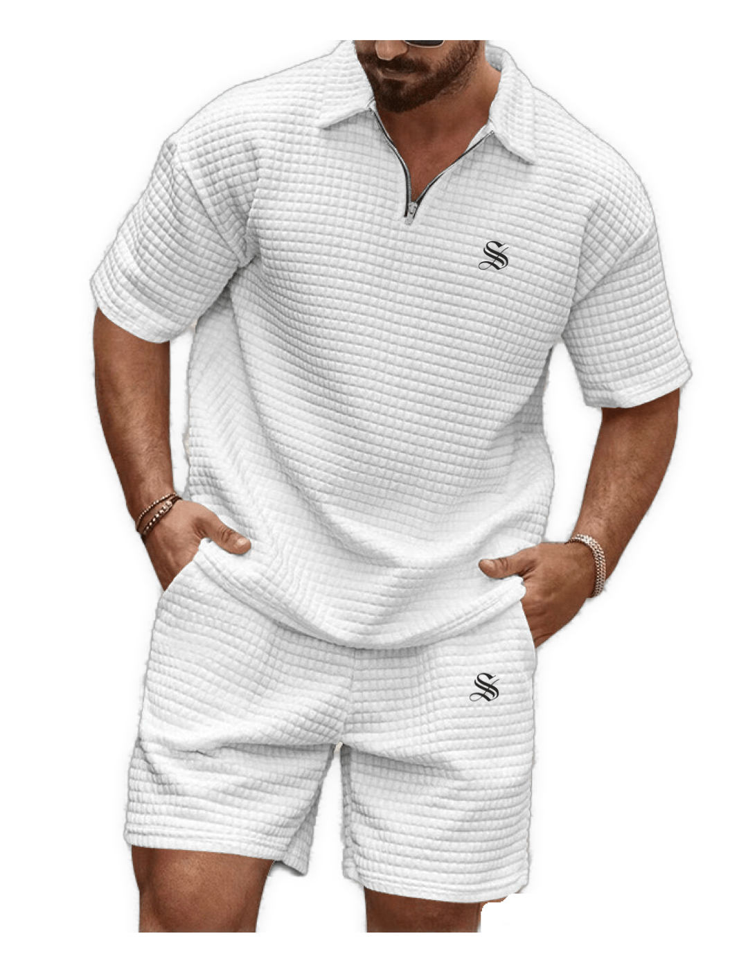 UYH 4 - Top & Shorts for Men - Sarman Fashion - Wholesale Clothing Fashion Brand for Men from Canada