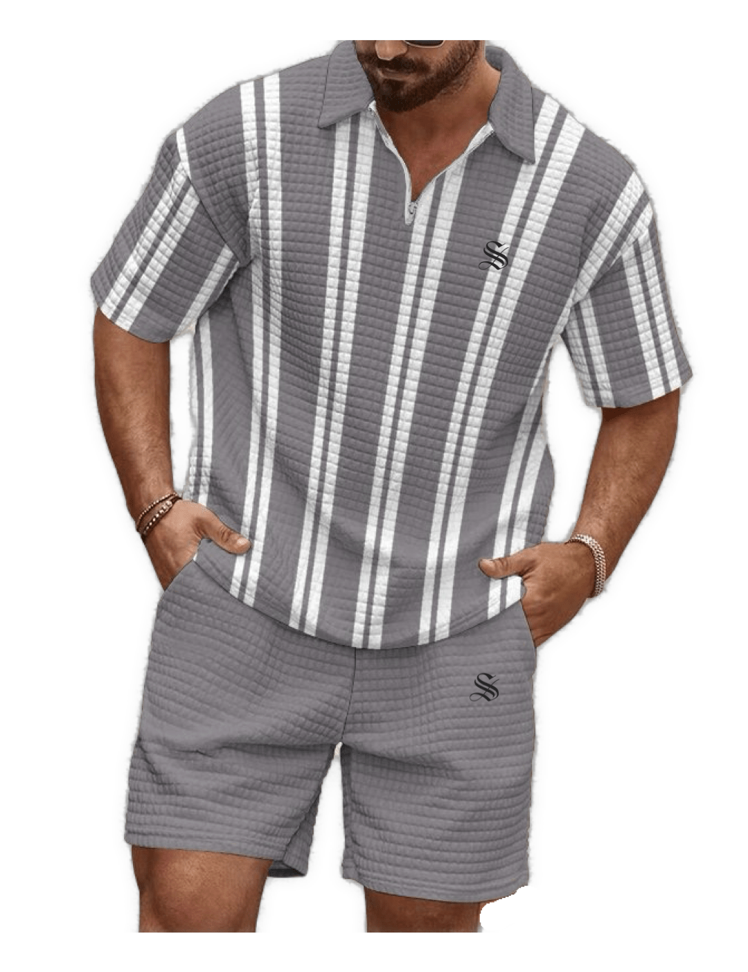 UYH 4 - Top & Shorts for Men - Sarman Fashion - Wholesale Clothing Fashion Brand for Men from Canada
