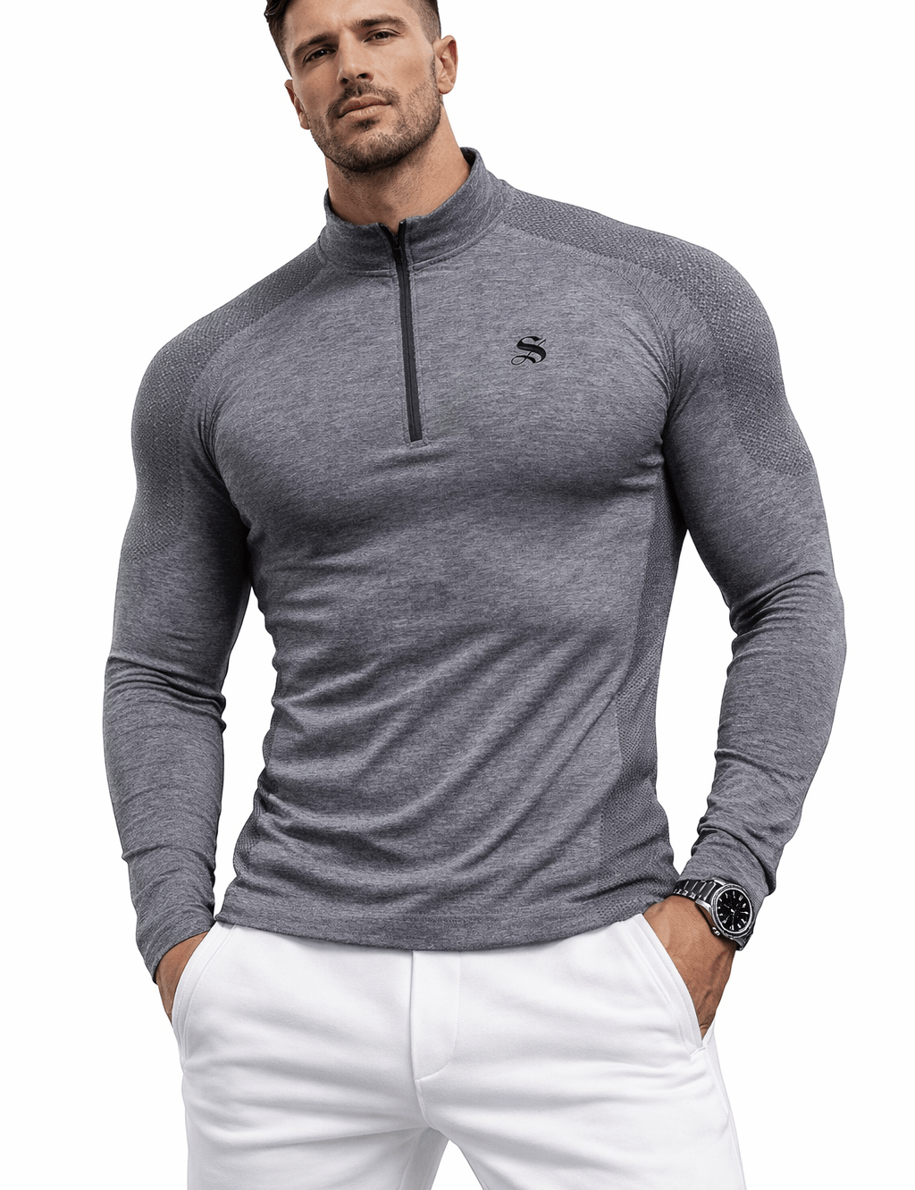 Vanida 2 - Track Top for Men - Sarman Fashion - Wholesale Clothing Fashion Brand for Men from Canada