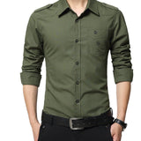 Vaza - Long Sleeves Shirt for Men - Sarman Fashion - Wholesale Clothing Fashion Brand for Men from Canada