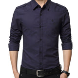 Vaza - Long Sleeves Shirt for Men - Sarman Fashion - Wholesale Clothing Fashion Brand for Men from Canada