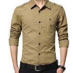Vaza - Long Sleeves Shirt for Men - Sarman Fashion - Wholesale Clothing Fashion Brand for Men from Canada