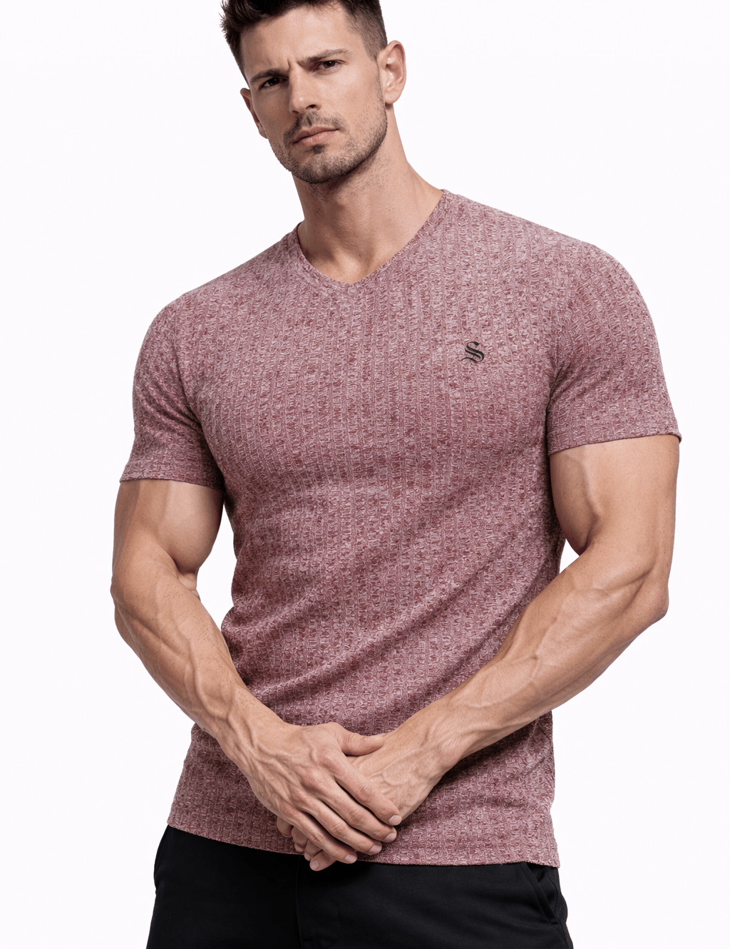 VBT - V - Neck T-Shirt for Men - Sarman Fashion - Wholesale Clothing Fashion Brand for Men from Canada