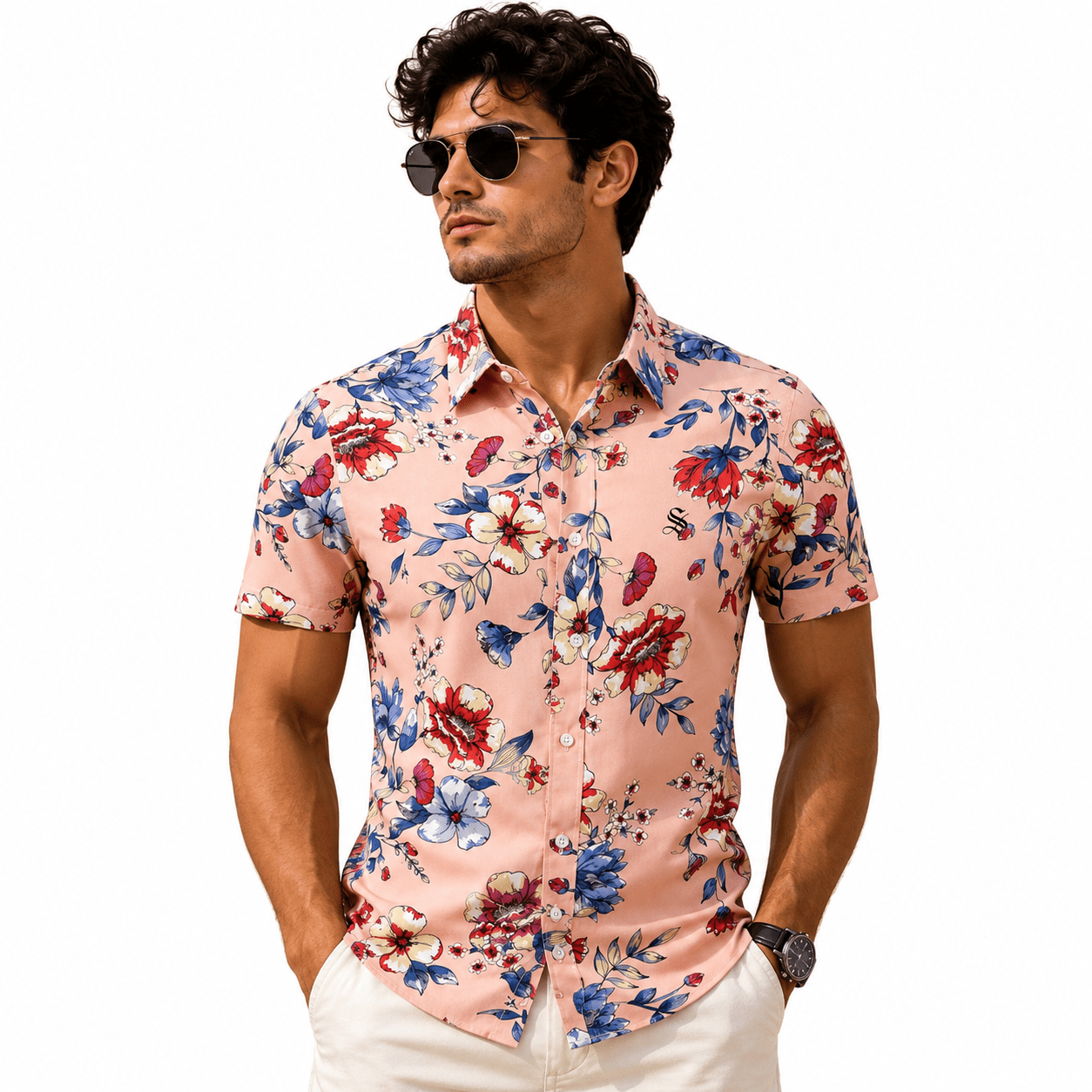 Velko - Short Sleeves Shirt for Men - Sarman Fashion - Wholesale Clothing Fashion Brand for Men from Canada