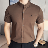 Vhdo - Short Sleeves Shirt for Men - Sarman Fashion - Wholesale Clothing Fashion Brand for Men from Canada